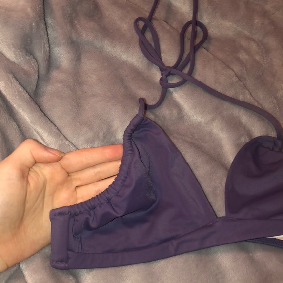 Purple Victoria’s secret bralette bikini top - Picture 2 of 4
